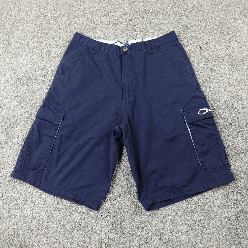 Oneill Shorts Mens 32 Blue Bermuda Cargo Utility Skate Surf Hiking Outdoor Y2K